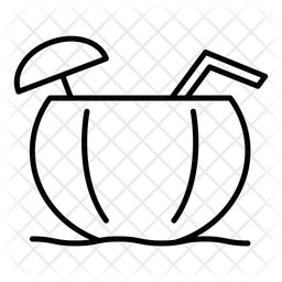 Kokosnussgetränk  Symbol