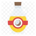 Kokosnuss Ol Flasche Symbol