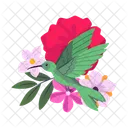 Tropisch Vogel Kolibri Symbol