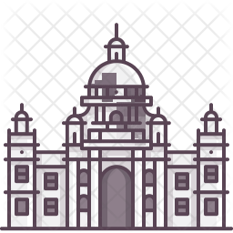 Kolkata Icon - Download in Colored Outline Style