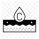Kollagen Haut Feuchtigkeitscreme Symbol