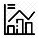 Kombinationsdiagramm Diagrammsymbol Gemischte Datendarstellung Symbol