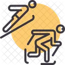 Kombiniertes Skifahren  Symbol