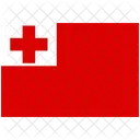 Flagge Land Tonga Symbol