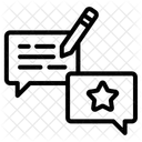 Feedback Bewertung Kommentar Symbol
