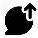 Chatblase Hochladen Chatten Chat Symbol