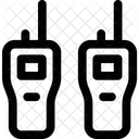 Kommunikation Tragbar Radio Symbol
