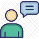 Kommunikation Diskussion Sprechblase Icon