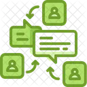 Kommunikation Netzwerk Nachricht Symbol