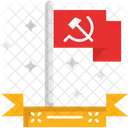 Kommunistische Flagge  Symbol