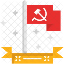 Kommunistische Flagge  Symbol