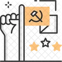 Kommunistische Flagge  Symbol