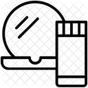 Gesicht Basis Grundierung Symbol