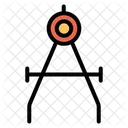 Kompassausrustung Zeichenwerkzeug Kompasswerkzeug Symbol