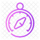 Kompass Richtung Abenteuer Symbol