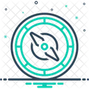 Kompass Navigieren Lokalisierung Symbol