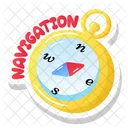 Kompass Navigationskompass GPS Symbol