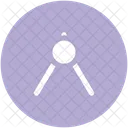 Kompass Geometrisch Werkzeug Icon