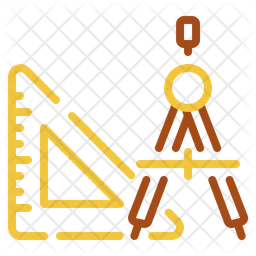 Kompass-Geometrie-Werkzeug  Symbol