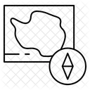 Kompass & Karte  Symbol