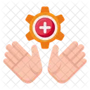 Komplementäre Massage  Symbol