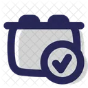 Komplett Akku Fertig Symbol