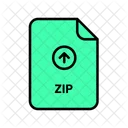 Komprimierter Zip-Upload  Symbol