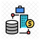 Komprimierung Von Geschaftsdatendateien Digital Verarbeitung Symbol