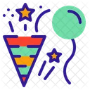 Konfetti Party Spass Symbol