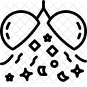 Konfetti-Kugel  Symbol