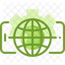 Hosting Internet Server Symbol