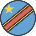 Kongo Demokratisch Afrikanisch Symbol