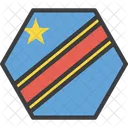 Kongo Demokratisch Afrikanisch Icon