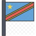 Kongo Demokratisch Afrikanisch Symbol