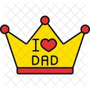 Konigsvater Bester Vater Vatertag Symbol