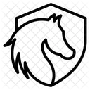 Konigliches Pferd Koniglich Emblem Symbol