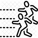 Konkurrieren  Symbol