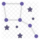 Konstellation Astronomie Galaxie Symbol