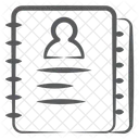 Kontaktbuch Telefonbuch Adressbuch Symbol