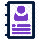 Kontaktbuch Adresse Telefonnummern Icon