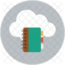 Wolke Buch Tagebuch Symbol