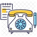 Helpline Kontakt Telekommunikation Symbol