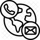 Kontaktieren Sie Uns Weltweit Per E Mail Symbol