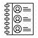 Kontaktliste  Symbol