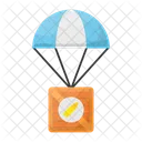 Kontaktlose Lieferungen  Symbol