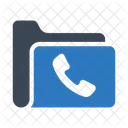 Ordner Verzeichnis Telefon Symbol