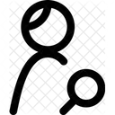 Konto suchen  Symbol