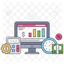 Account Management Datenmanagement Account Entwicklung Symbol