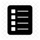 Kontrollkastchen Checkliste Liste Icon