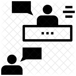 Gespräch  Symbol